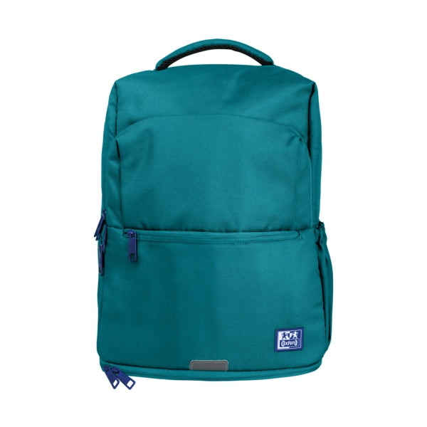 Sac à dos Oxford Young Proof B-out 30L en polyester recyclé RPET - Compartiment rembourré spécial pour PC ou tablette et compartiment isotherme - Poche secrète - Vert 
