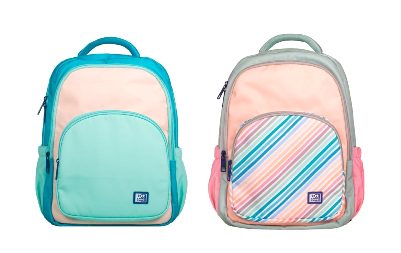 Sac à dos trolley Oxford Colorblock - Polyester recyclé RPET - Capacité 22 L - 2 modèles disponibles 