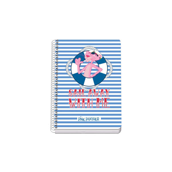 Dohe Cuaderno A5 - Cubierta en Cartulina Contracolada - Impresion a Todo Color - Guardas Impresas - Encuadernado en Espiral Metalico Blanco - 80 Hojas de Papel Offset de 90gr - Prinkweb