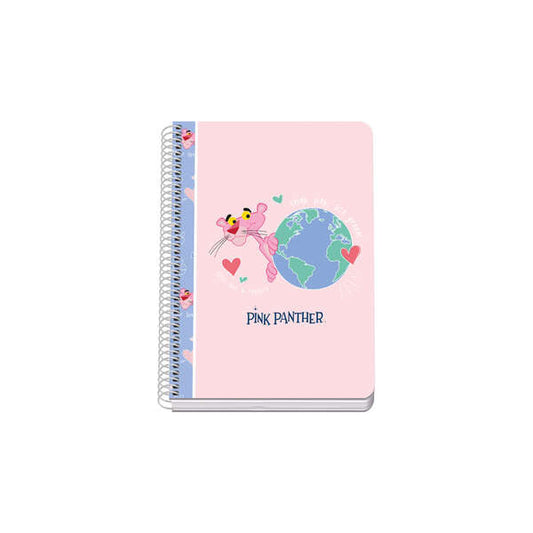 Dohe Cuaderno A5 con Cubierta en Cartulina Contracolada - 80 Hojas de Papel Offset de 90g - Cuadricula de 4mm con Margen - Encuadernado en Espiral Blanco - Prinkweb