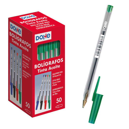 Stylo à encre à base d'huile Dohe - Pointe bille métallique 1 mm - Largeur de trait 0,4 mm - Corps