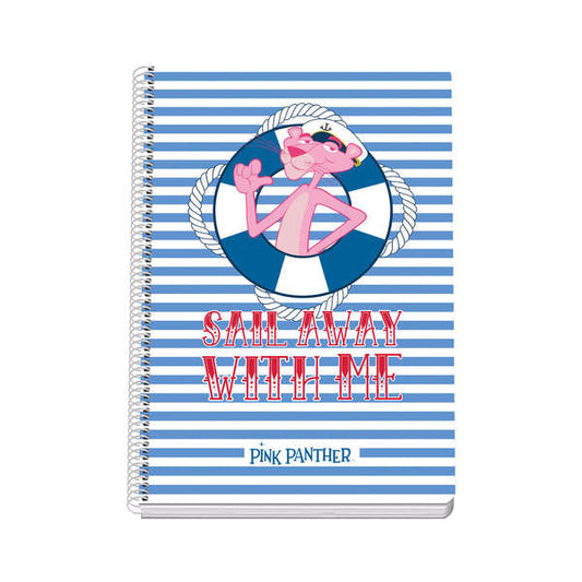 Dohe Cuaderno Tamaño Folio - Cubierta en Cartulina Contracolada - Impresion a Todo Color - Guardas Impresas - Encuadernado en Espiral Metalico Blanco - 80 Hojas de Papel Offset de 90gr - Prinkweb