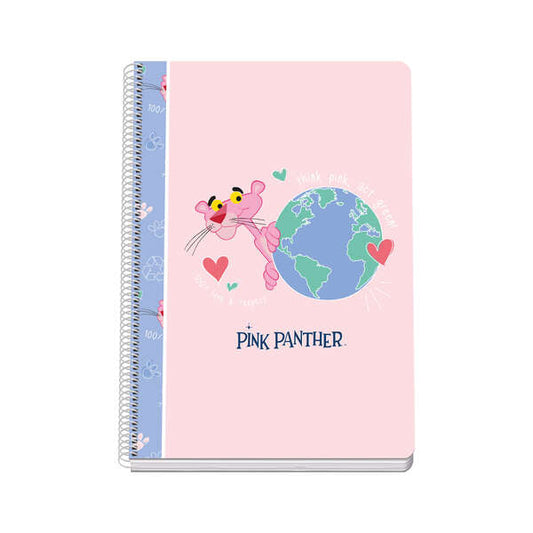Dohe Cuaderno Tamaño Folio - Cubierta en Cartulina Contracolada - Impresion a Todo Color - Plastificado Brillo - Guardas Impresas - Encuadernado en Espiral Metalico Blanco - Prinkweb