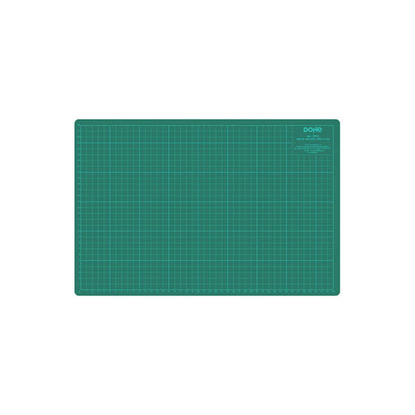 Tapis de découpe Dohe en PVC 3 mm - Surface auto-cicatrisante - Grille métrique imprimée - Format A3 
