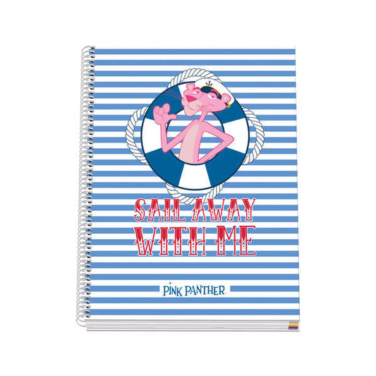 Dohe Cuaderno en Espiral A4 - 228x300mm - Tapa Dura con Carton Forrado - 100 Hojas de Papel Offset de 90gr - Cuadricula de 5mm - Prinkweb