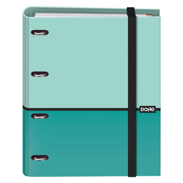 Dohe Cuaderno de Notas - 35mm - Carton Forrado con Papel Impreso a Todo Color y Plastificado Brillo - 4 Anillas Mixtas Niqueladas - Interior de 100 Hojas en Papel Offset de 90gr - Prinkweb