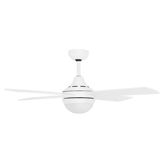 Ventilateur de plafond intelligent Orbegozo CPW 03120 - Contrôle Wi-Fi et télécommande - 3 vitesses réversibles - Éclairage LED à 3 tons - Silencieux et performant 