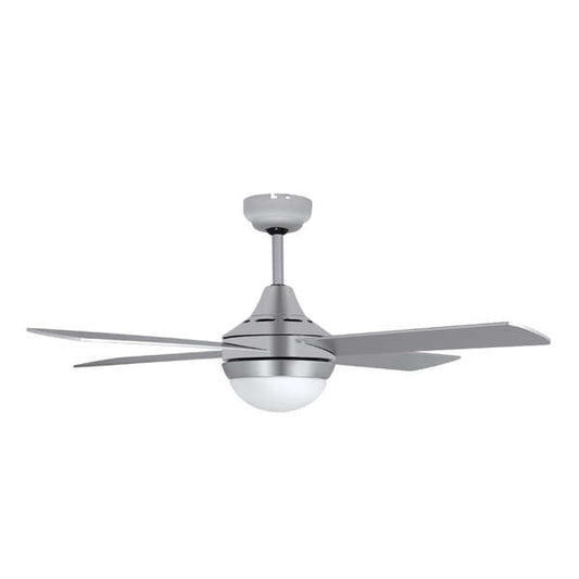 Ventilador de teto Orbegozo CPW 02120 em aço inoxidável - Baixo consumo de energia - Sistema de ventilação reversível - Comando e aplicação - Elemento decorativo - Ambiente confortável 