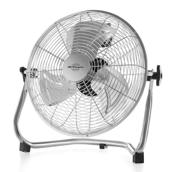 Ventilateur industriel Orbegozo PW 1332 - Puissant et sûr - Pales de 30 cm - 3 vitesses - Système anti-basculement - Poignée de transport - Tête orientable 