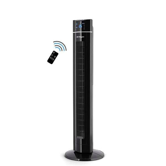 Ventilateur tour ionique Orbegozo TWM 1009 - Puissant et technologique - Affichage LED - Télécommande - Minuterie et compartiment pour huiles essentielles 