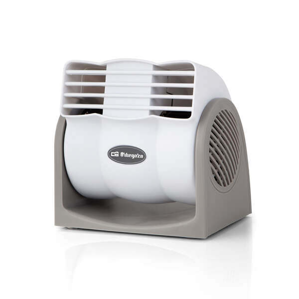 Ventilador de mesa Orbegozo TM 1915 - Base estável e grelha de proteção - 2 velocidades - Cabeça multidirecional - Potência de 28 W 