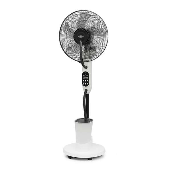 Ventilador Nebulizador Orbegozo SFA 6600 - 3 Níveis de Nebulização - 3 Modos de Funcionamento - Comando à Distância - Painel LED e Altura Ajustável 