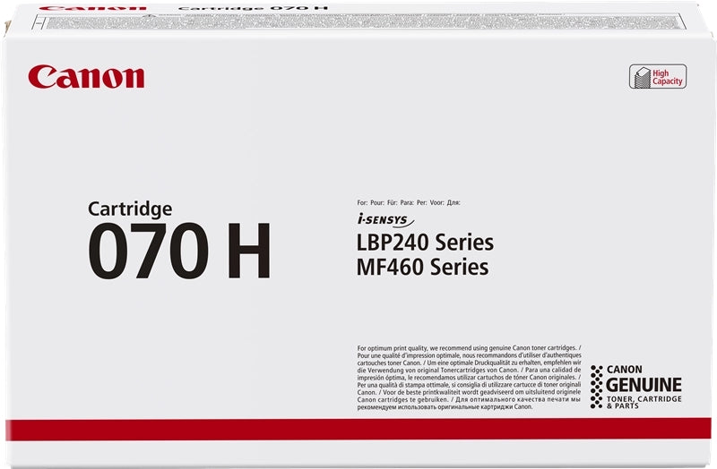 Canon 070H Negro Cartucho de Toner Original - 5640C002 - Prinkweb