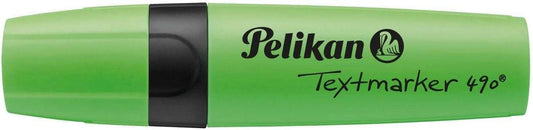 Surligneur Pelikan Textmarker 490 - À base d'eau - 3 épaisseurs de trait - Vert fluorescent