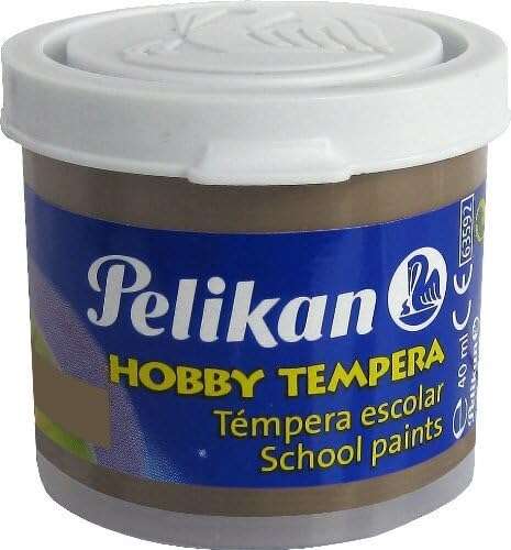 Tinta têmpera escolar Pelikan, frasco de 40ml - Fácil de lavar - Ideal para uso escolar - Cor violeta 