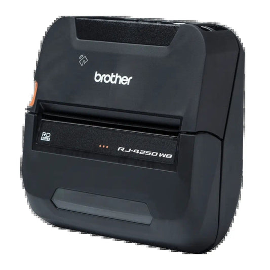 Impresora de etiquetas Brother RJ4250WBL — WiFi, Bluetooth, USB
