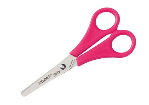 Dahle 54626 Kids Forbici per Bambini 13cm - Punte Arrotondate - Acciaio Inox - Colore Rosa