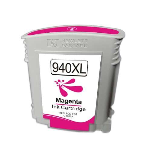 Cartucho compatible HP 940XL magenta