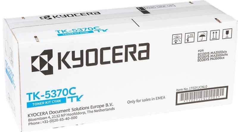 Kyocera TK5370 Cyan Cartucho de Toner Original - 1T02YJCNL0/TK5370C - Prinkweb