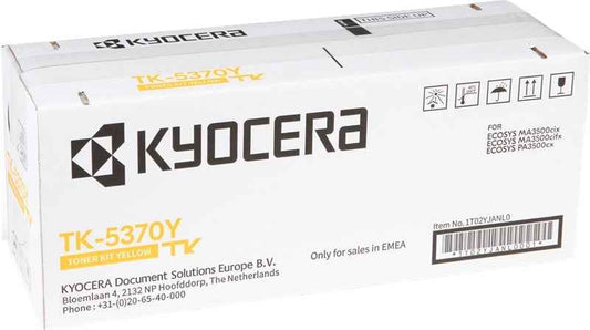 Kyocera TK5370 Amarillo Cartucho de Toner Original - 1T02YJANL0/TK5370Y - Prinkweb