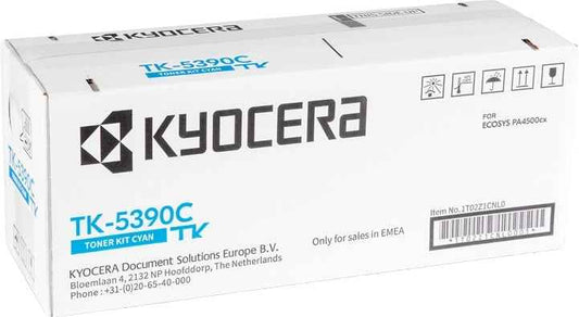 Kyocera TK5390 Cyan Cartucho de Toner Original - 1T02Z1CNL0/TK5390C - Prinkweb