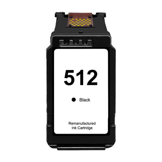 Cartucho compatible Canon PG512/PG510 Negro Cartucho de Tinta - Muestra Nivel de Tinta Negro