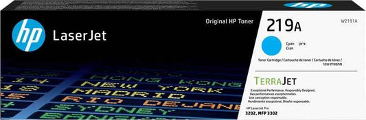 HP W2191A Cyan Cartucho de Toner Original - 219A - Prinkweb