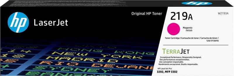 HP W2193A Magenta Cartucho de Toner Original - 219A - Prinkweb