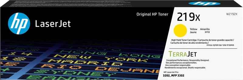HP W2192X Amarillo Cartucho de Toner Original - 219X - Prinkweb