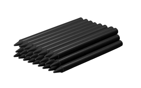 Jovi Plasticolor Case of 25 Plastic Wax Crayons - Durable - Non-Staining - Smooth to Color With - Shiny Finish - Long-Lasting - Black Color
