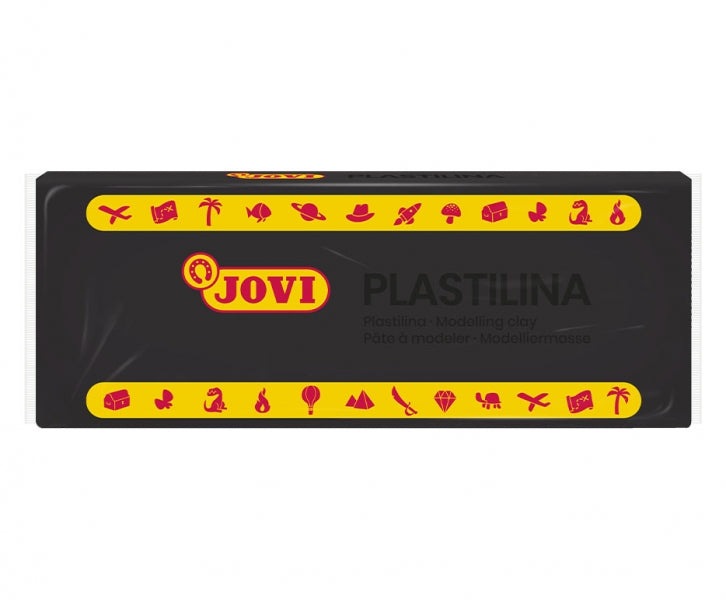 Boîte de 15 tablettes de pâte à modeler Jovi 150 g - Pâte à modeler végétale - Ne sèche pas - Sans gluten - Sûre et non toxique - Facile à modeler - Idéale pour les figurines 3D - Bleue 