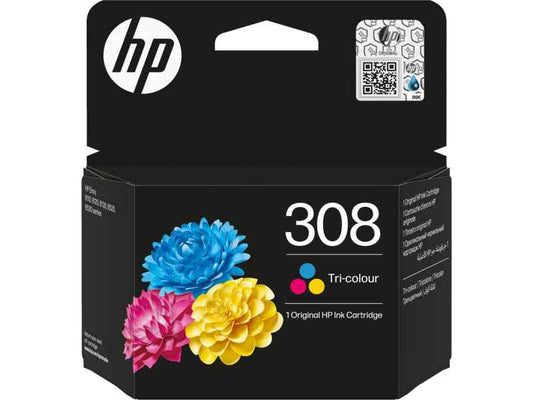 HP 308 Color Cartucho de Tinta Original - 7FP2UE - Prinkweb