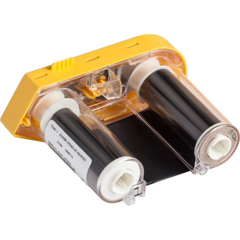 Fita para impressora de etiquetas Brady M61-R6010, preta e original - Isento de halogéneo - M61-R6010 