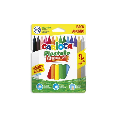 Carioca Modeling Clay +2 Modeling Waxes - Extra Clean - No Color Left on Hands - Easy