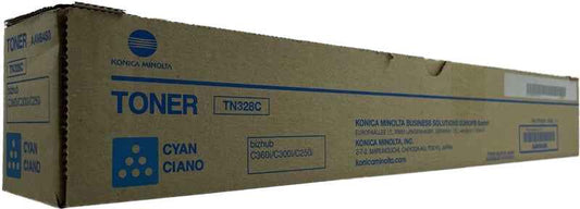 Konica Minolta TN328 Cyan Cartucho de Toner Original - AAV8450/TN328C - Prinkweb