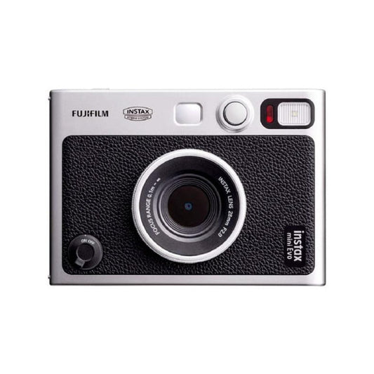 Máquina fotográfica instantânea híbrida Fujifilm Instax Mini EVO - Tamanho da imagem 62x46mm - Exposição automática - Preto 