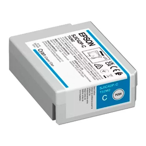 Epson SJIC42P-C Cyan Cartucho de Tinta Original - C13T52M240 - Prinkweb