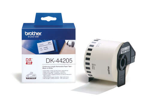 Etiquetas Brother DK44205 originales — Ancho 62mm / 15,24 metros