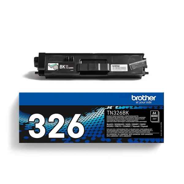 Brother TN326 Negro Cartucho de Toner Original - TN326BK - Prinkweb