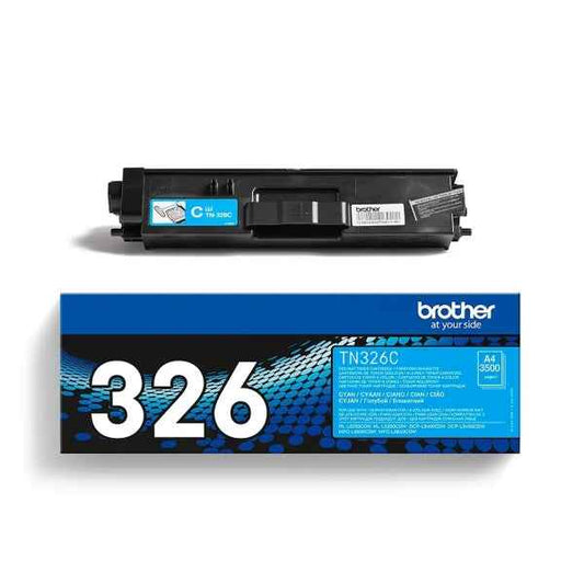 Brother TN326 Cyan Cartucho de Toner Original - TN326C - Prinkweb