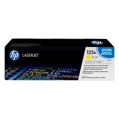HP CB542A Amarillo Cartucho de Toner Original - 125A - Prinkweb