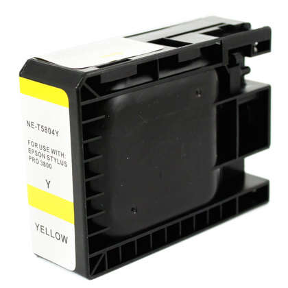 Cartucho compatible Epson T5804 Amarillo