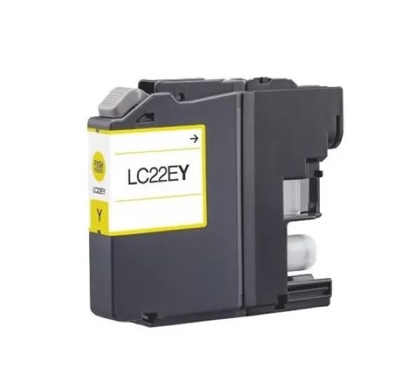 Cartucho compatible Brother LC22E Amarillo