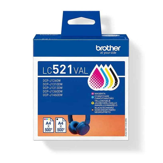 Cartucho Brother LC521 Pack