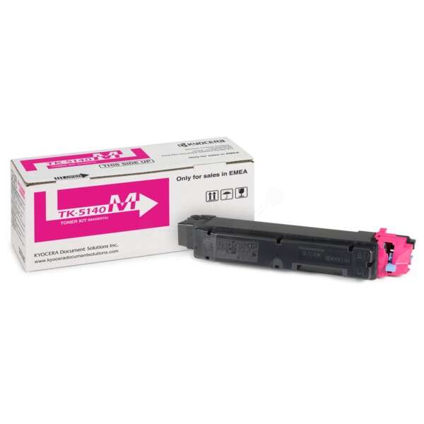 Kyocera TK5140 Magenta Cartucho de Toner Original - 1T02NRBNL0/TK5140M - Prinkweb