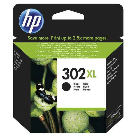 HP 302XL Negro Cartucho de Tinta Original - F6U68AE - Prinkweb