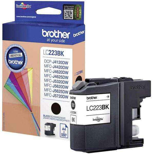 Brother LC223 Negro Cartucho de Tinta Original - LC223BKBP - Prinkweb