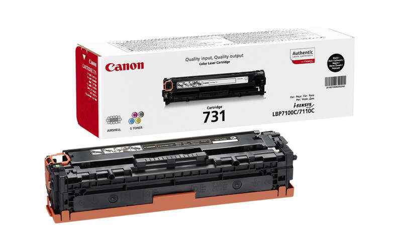 Canon 731 Negro Cartucho de Toner Original - 6272B002 - Prinkweb