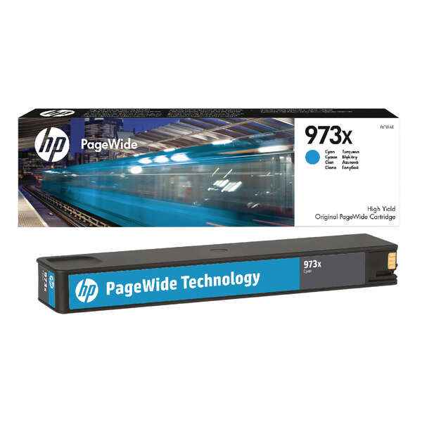 HP 973X Cyan Cartucho de Tinta Original - F6T81AE - Prinkweb