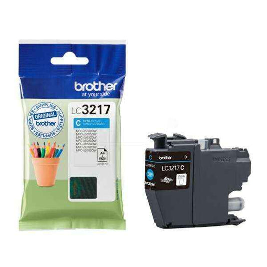 Brother LC3217 Cyan Cartucho de Tinta Original - LC3217C - Prinkweb